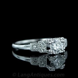 .50 Carat Art Deco Diamond Engagement Ring