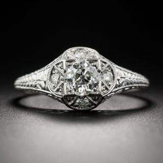 .50 Carat Art Deco Diamond Engagment Ring