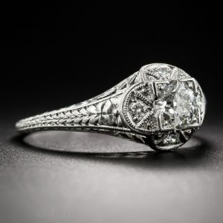 .50 Carat Art Deco Diamond Engagment Ring