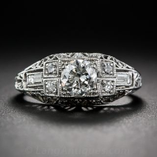 .50 Carat Art Deco Engagement Ring