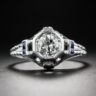.50 Carat Art Deco Engagement Ring - GIA G-VS1