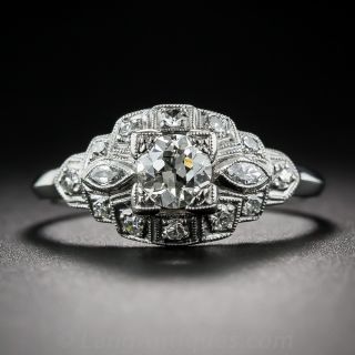 .50 Carat Diamond Art Deco Engagement Ring