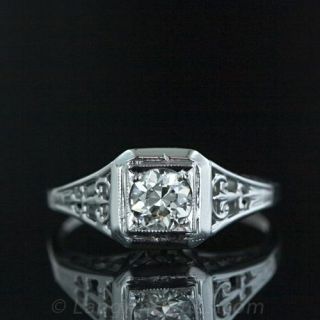 .50-Carat-Diamond-Filigree-Engagement-Ring-Main-View