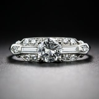 .50 Carat Diamond Mid-Century Engagement Ring by Lorentz & Benoit