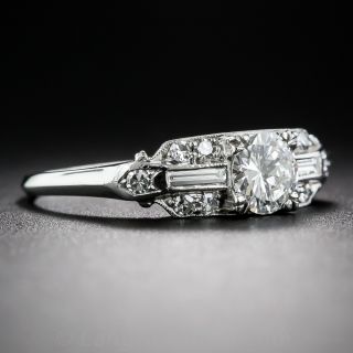 .50 Carat Diamond Mid-Century Engagement Ring by Lorentz & Benoit