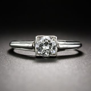 .50 Carat Diamond Platinum Solitaire Engagement Ring