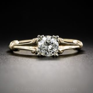 .50 Carat Diamond Vintage Engagement Ring