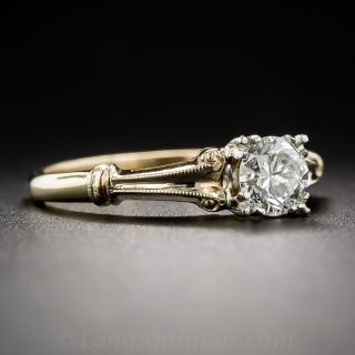 .50 Carat Diamond Vintage Engagement Ring