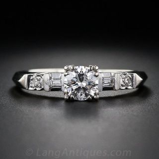 .50 Carat Diamond Vintage Engagement Ring