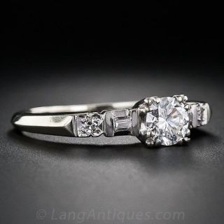 .50 Carat Diamond Vintage Engagement Ring