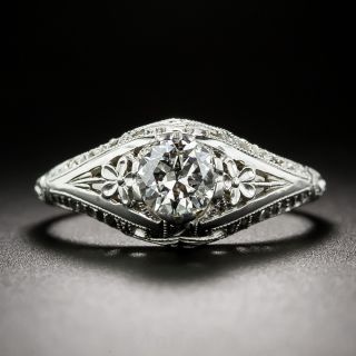 .50 Carat European-Cut Diamond Engagement Ring