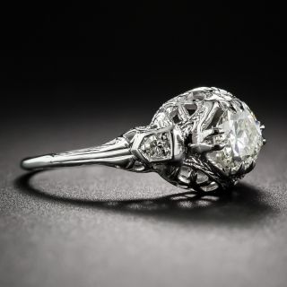 .50 Carat European-Cut Diamond Vintage Engagement Ring