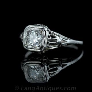 .50 Carat Filigree Diamond Ring