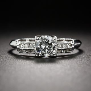 .50 Carat Late-Art Deco Diamond Engagement Ring