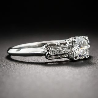 .50 Carat Late-Art Deco Diamond Engagement Ring