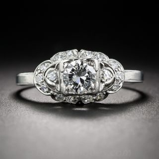 .50 Carat Late-Art Deco Diamond Engagement Ring