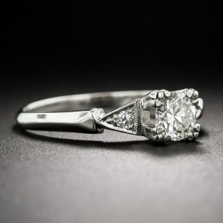 .50 Carat Mid-Century Diamond Engagement Ring in Platinum