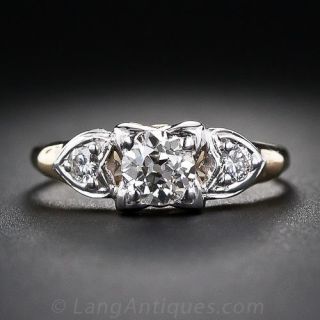 .50 Carat Mid-Century Diamond Engagement Ring