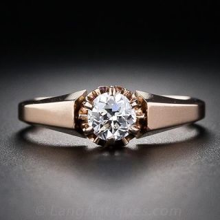 .50 Carat Victorian Diamond Solitare Ring