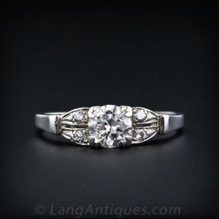 .50 Carat Vintage Diamond Engagement Ring