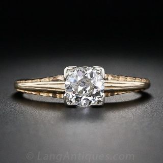 .50 Carat Vintage Diamond Engagement Ring