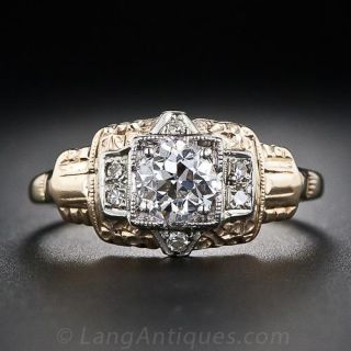 .50 Carat Vintage Diamond Engagement Ring