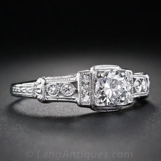 .50 Carat Vintage Diamond Engagement Ring