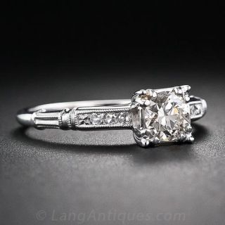 .50 Carat Vintage Diamond Engagement Ring