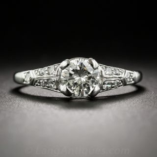 .50 Carat Vintage Diamond Engagement Ring