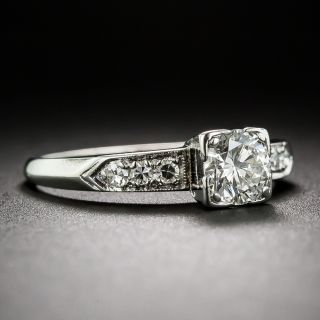 .50 Carat Vintage Diamond Engagement Ring in Platinum