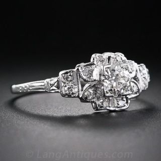 .51 Carat Diamond Art Deco Engagement Ring