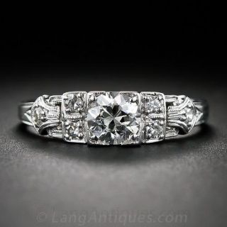 .51 Carat Diamond Art Deco Engagement Ring