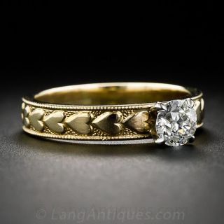.51 Carat Diamond Heart Motif Solitaire