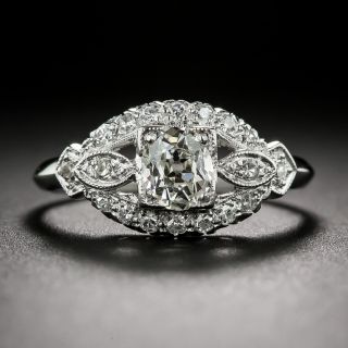.52 Carat Diamond and Platinum Vintage Engagement Ring