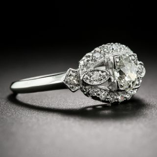 .52 Carat Diamond and Platinum Vintage Engagement Ring