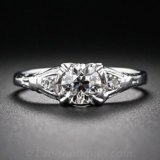 .53 Carat 1930s Vintage Diamond Engagement Ring