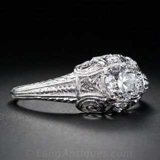 .53 Carat Diamond Antique Engagement Ring
