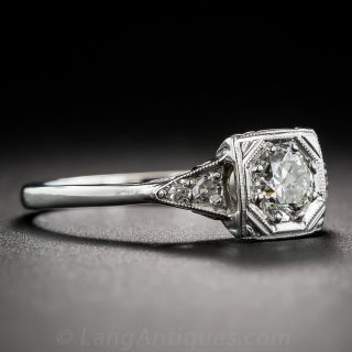 .53 Carat Diamond Art Deco Engagement Ring