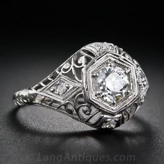 .53 Carat Diamond Edwardian Engagement Ring
