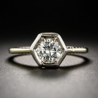 .53 Carat Two-Tone Solitaire Engagement Ring