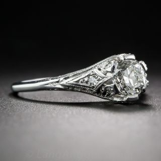 .54 Carat Diamond and Platinum Vintage Engagement Ring