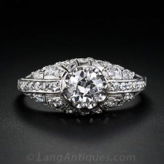 .54 Carat  Diamond  Antique Engagement Ring