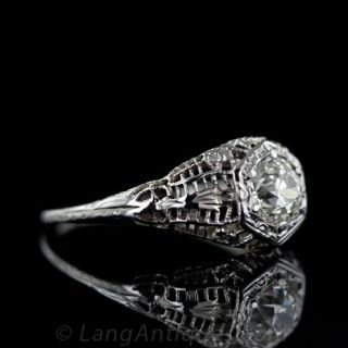 .54 Carat Diamond Filigree Engagement Ring
