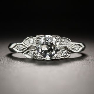 .54 Carat Diamond Vintage Engagement Ring - GIA E VS2