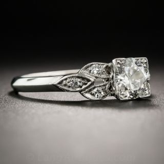 .54 Carat Diamond Vintage Engagement Ring - GIA E VS2
