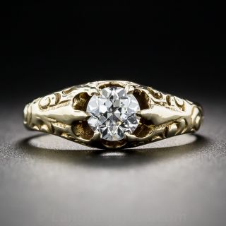 .54 Carat Victorian Diamond Ring - GIA E SI2