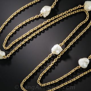 54 Inch Long Freshwater Pearl Chain