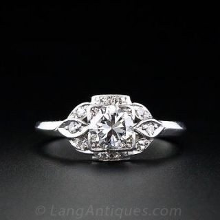 .55 Carat Art Deco Diamond Engagement Ring