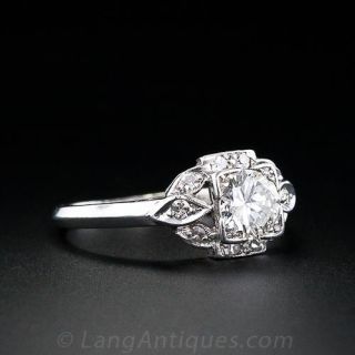 .55 Carat Art Deco Diamond Engagement Ring