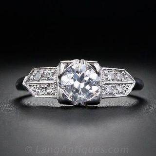 .55 Carat Art Deco Diamond Engagement Ring